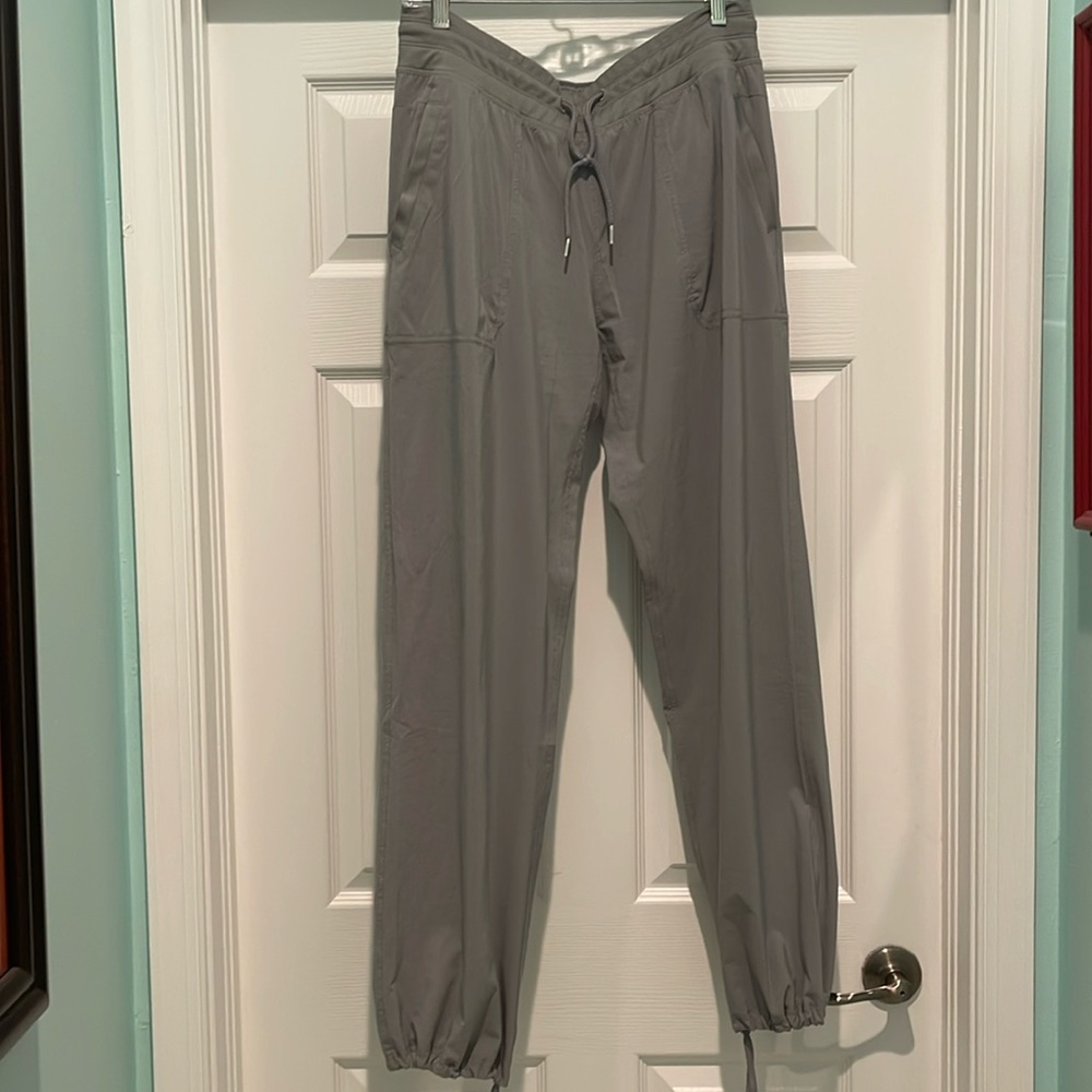 Women's Gray Drawstring Track Pants